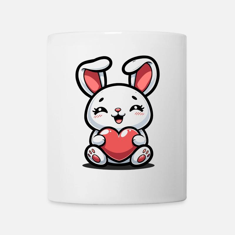 Cadeau de Saint-Valentin pour elle et lui - Mug blanc - blanc