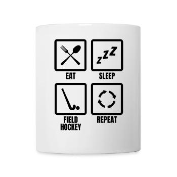 Field Hockey Schedule - Mug - white - Front