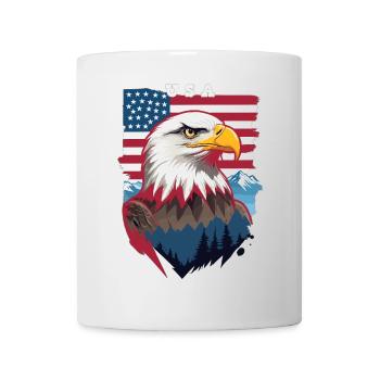 Weißkopfseeadler - Tasse - Weiß - Vorne