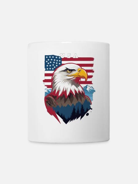 Weißkopfseeadler - Tasse - Weiß