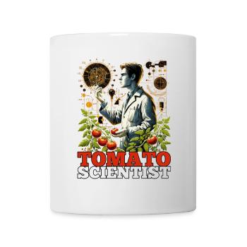 Tomaten Wissenschaftler Wissenschaft Geschenk - Tasse - Weiß - Vorne