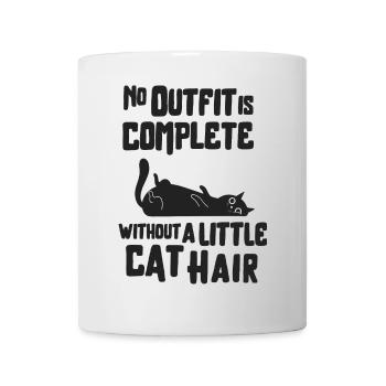 No outfit is complete without a little cat hair - Tasse - Weiß - Vorne