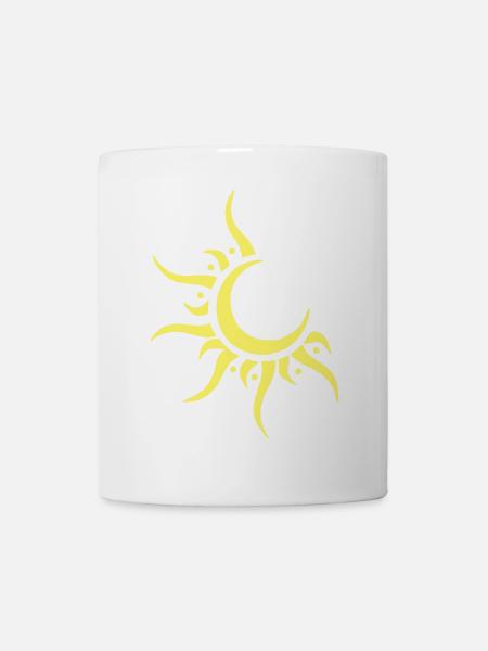 Sonne & Mond - Tasse - Weiß