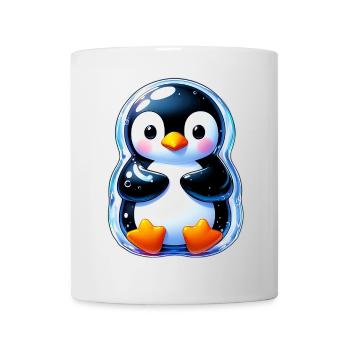 Pinguin - Tasse - Weiß - Vorne