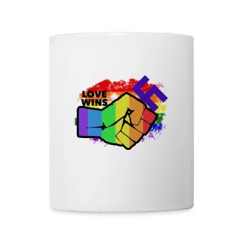 No racism - Love wins - Equality - Mug - white - Front