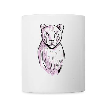 Tiger, Wildlife, Lion, Safari, Africa, Zoo Animals - Mug - white - Front
