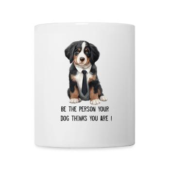 Berner Sennenhund - Tasse - Weiß - Vorne