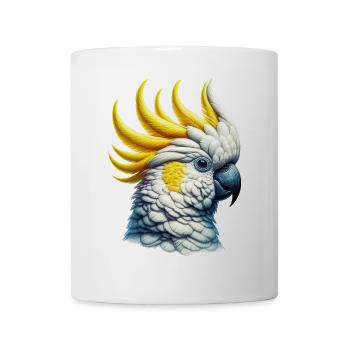 Kakadu-Papagei - Tasse - Weiß - Vorne