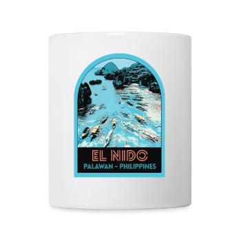 Angelausflüge in El Nido, Palawan, Philippinen - Tasse - Weiß - Vorne