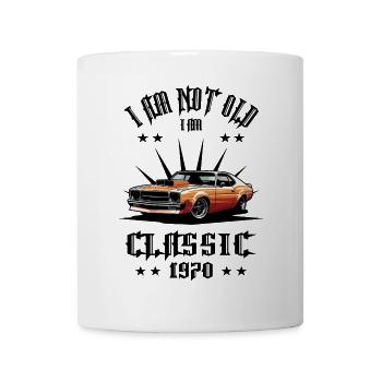 Ich bin nicht alt, ich bin Klassisch - Tasse - Weiß - Vorne