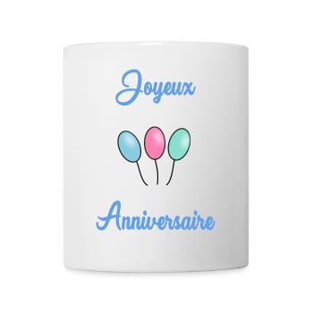 HAPPY BIRTHDAY - Mug blanc - blanc - Devant