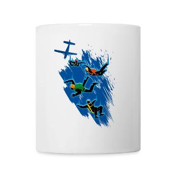 Skydiver - Tasse - Weiß - Vorne
