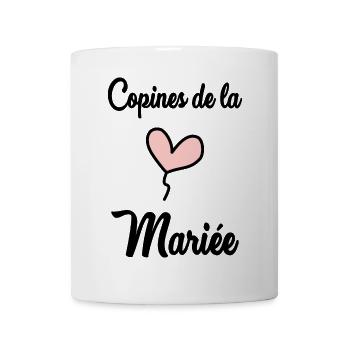EVJF. MARIEE. TEAM. TEAM MARIEE. FUTURE MARIEE - Mug blanc - blanc - Devant