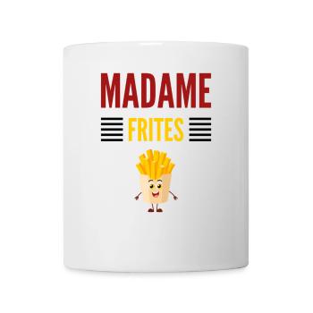 Madame Frite - Mug blanc - blanc - Devant