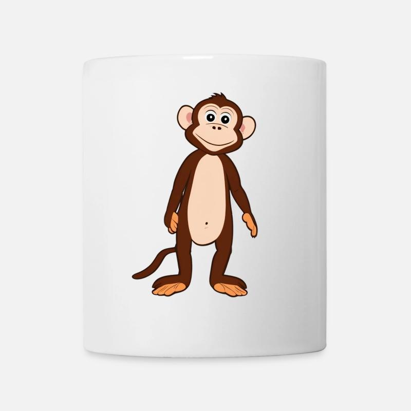 Singe - Mug blanc - blanc