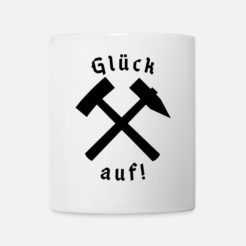 Glück auf! - Tasse - Weiß