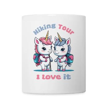Licornes vagabondes mignonnes - Mug blanc - blanc - Devant
