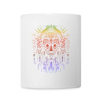 Aztec Mask - Mug - white - Front
