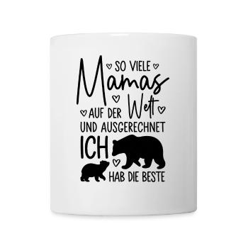 So viele Mamas Beste Mama Baby Muttertag Geschenk - Tasse - Weiß - Vorne