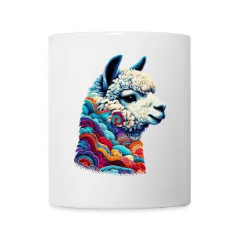 Alpaka - Tasse - Weiß - Vorne