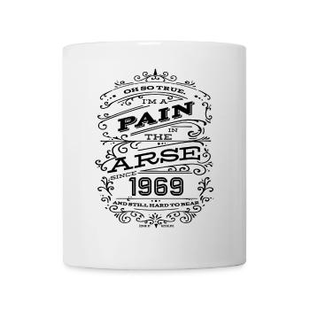 Hillarious Funny Birthday Shirt 1969 Black Edition - Mug - white - Front