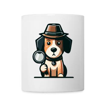 Mystery Hound: The Case of the Curious Canine - Mug - white - Front