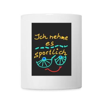 EG Sport I Vacances I Dictons I Positif I Cool - Mug blanc - blanc - Devant