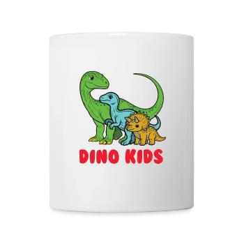 Dino Kids - Design de dinosaure mignon pour enfants - Mug blanc - blanc - Devant