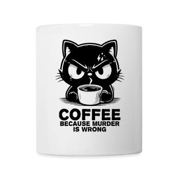 Murder is wrong - Mug - white - Front
