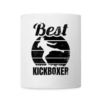 Lustiger Kickboxer - Tasse - Weiß - Vorne