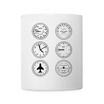 Flight Instruments - Mug - white - Front
