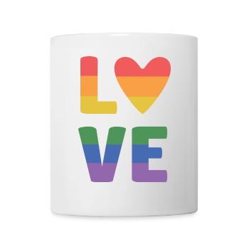 LGBT Pride Month - Liebe ist Liebe - Tasse - Weiß - Vorne