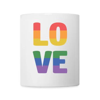 LGBT Pride Month - Liebe ist Liebe - Tasse - Weiß - Vorne