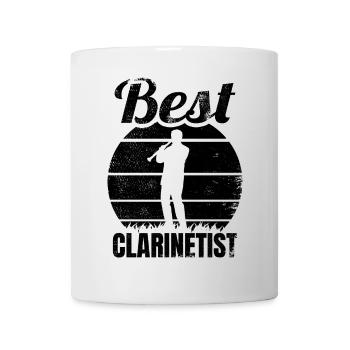 Klarinettist - Tasse - Weiß - Vorne