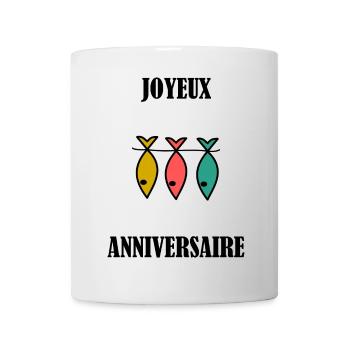 ALLES GUTE ZUM GEBURTSTAG. ALLES GUTE ZUM GEBURTSTAG. JAHRESTAG. - Tasse - Weiß - Vorne