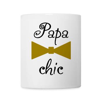 FROHER VATERTAG. PAPA. VATERTAG - Tasse - Weiß - Vorne