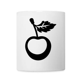 Kirsche - Tasse - Weiß - Vorne