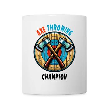 Hache à lancer une hache Sport Design - Mug blanc - blanc - Devant
