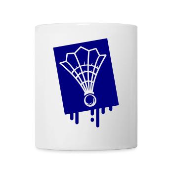 Équipe d’icônes de badminton - Mug blanc - blanc - Devant
