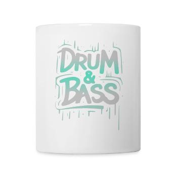 Schlagzeug und Bass - Tasse - Weiß - Vorne