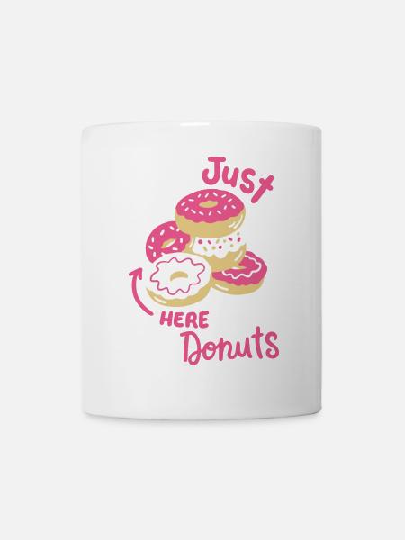 Donuts Donut-Liebhaber - Tasse - Weiß