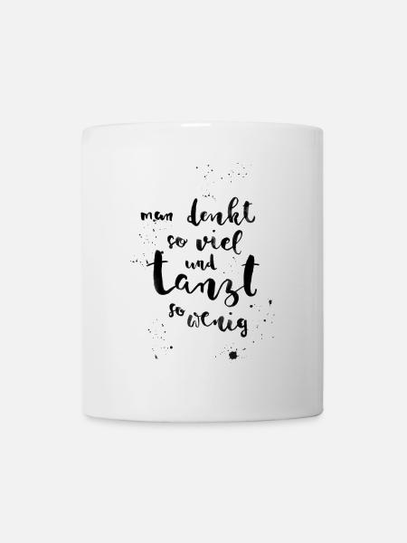 Gedanken - Tasse - Weiß