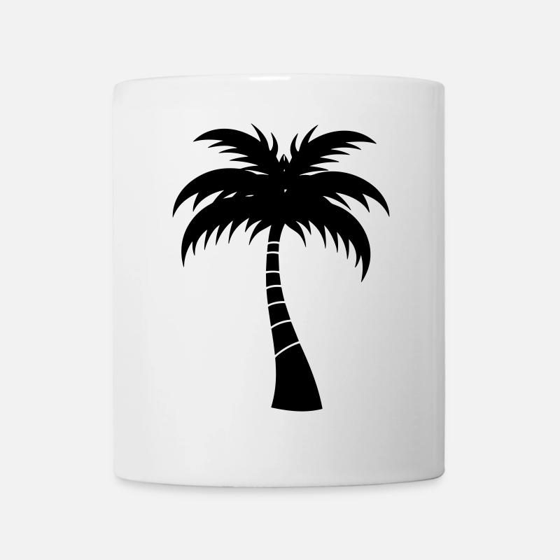 palmier - Mug blanc - blanc