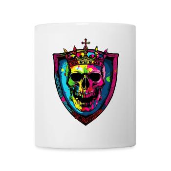 King Skull Crown - Mug - white - Front