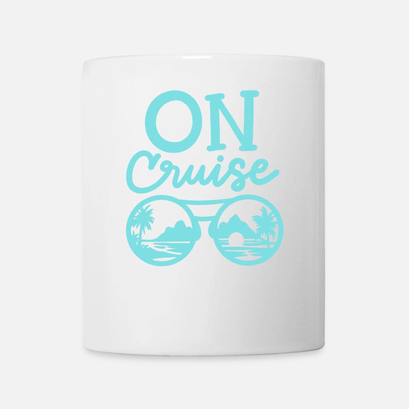 Kreuzfahrt Urlaub - Tasse - Weiß