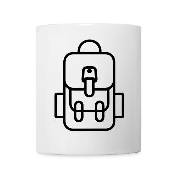 Rucksack - Tasse - Weiß - Vorne