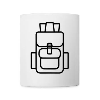 Rucksack - Tasse - Weiß - Vorne