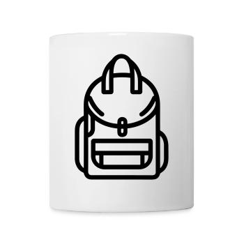 Rucksack - Tasse - Weiß - Vorne