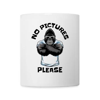 Pas de photos s’il vous plaît - Mug blanc - blanc - Devant