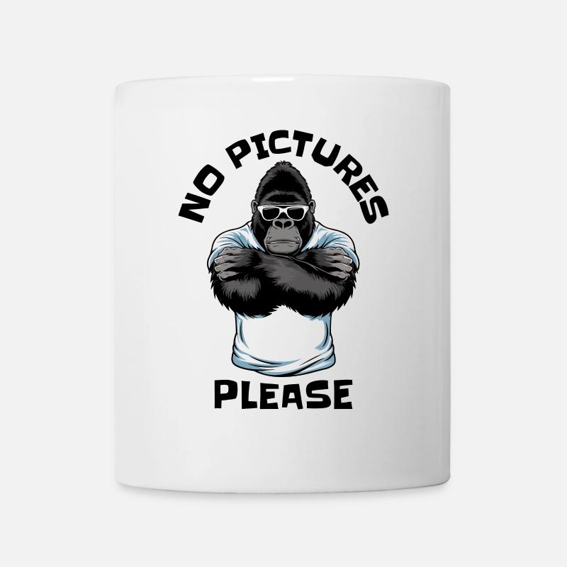No pictures please - Mug - white